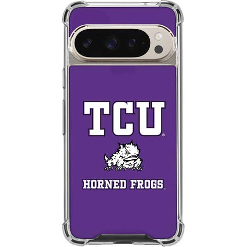 Texas Christian University Mascot Pixel 9/9 Pro Clear Case